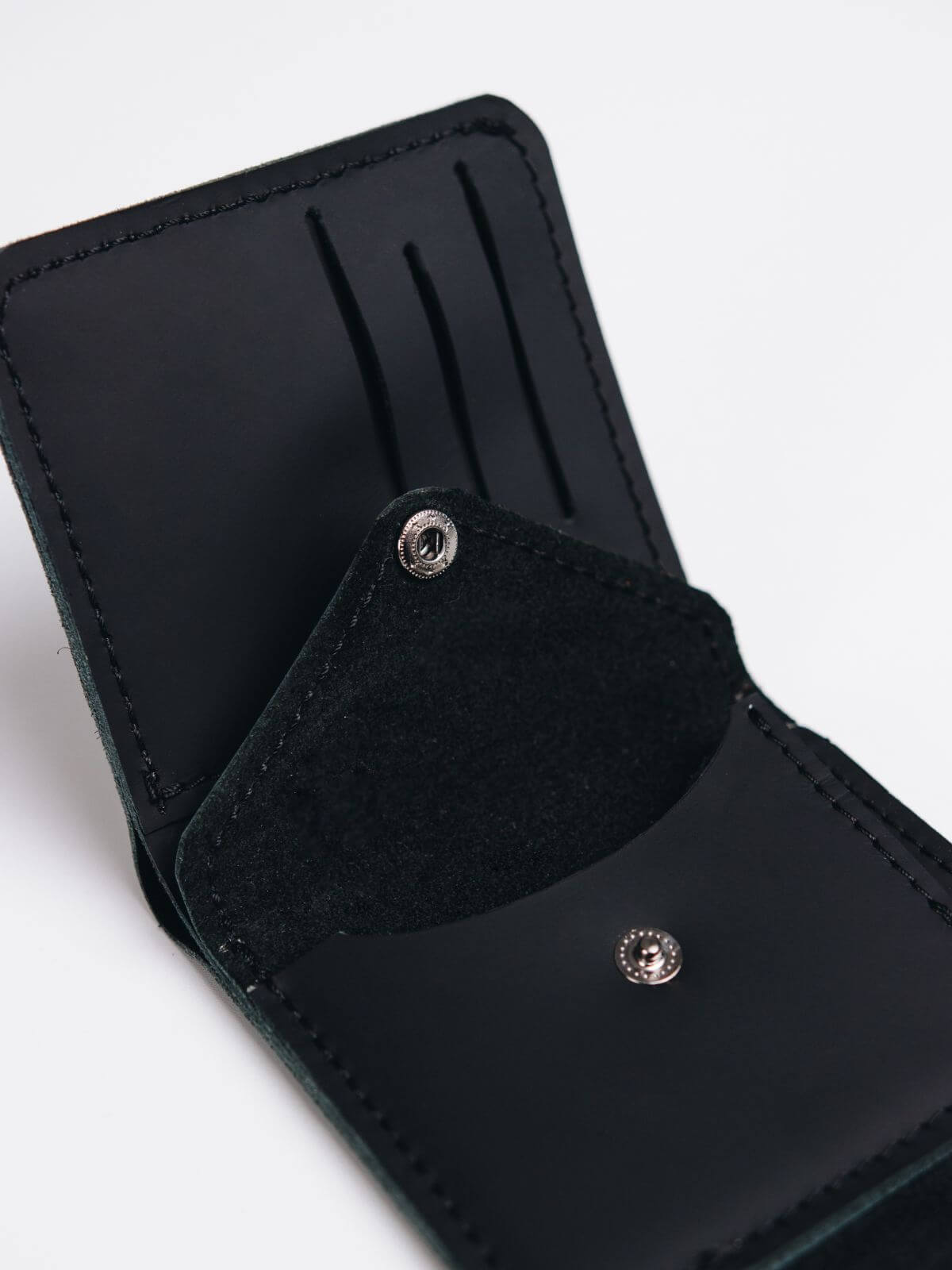leather black wallet