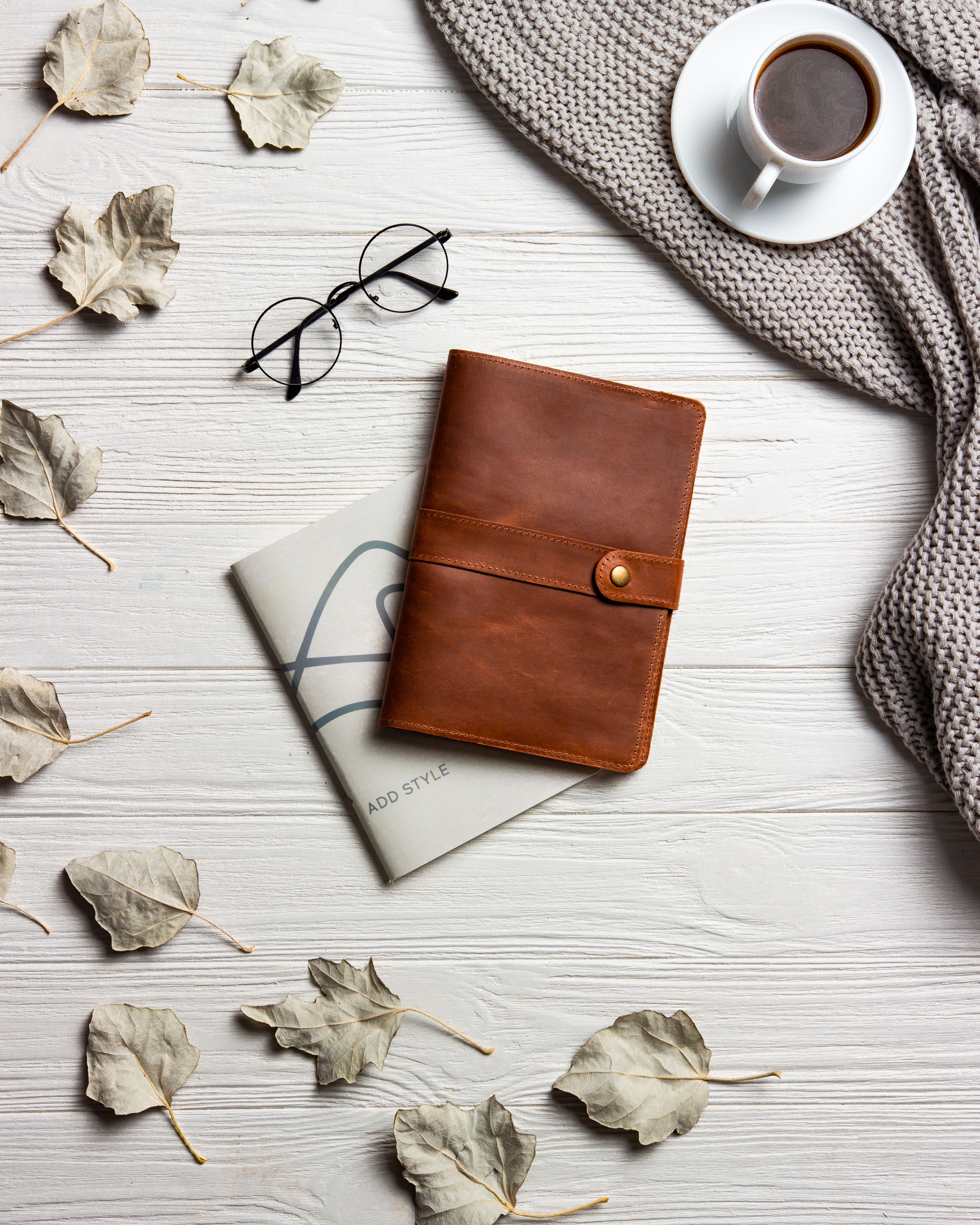 leather mens notebook 
