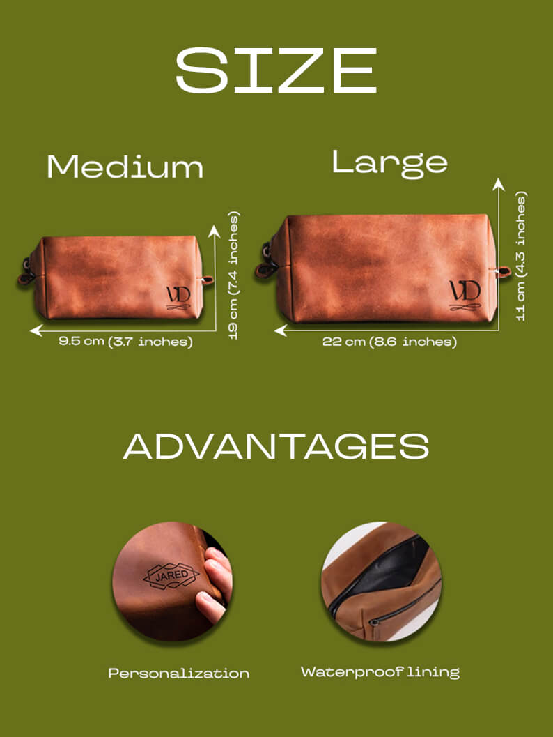 Men Leather Dopp Kit (USA only)