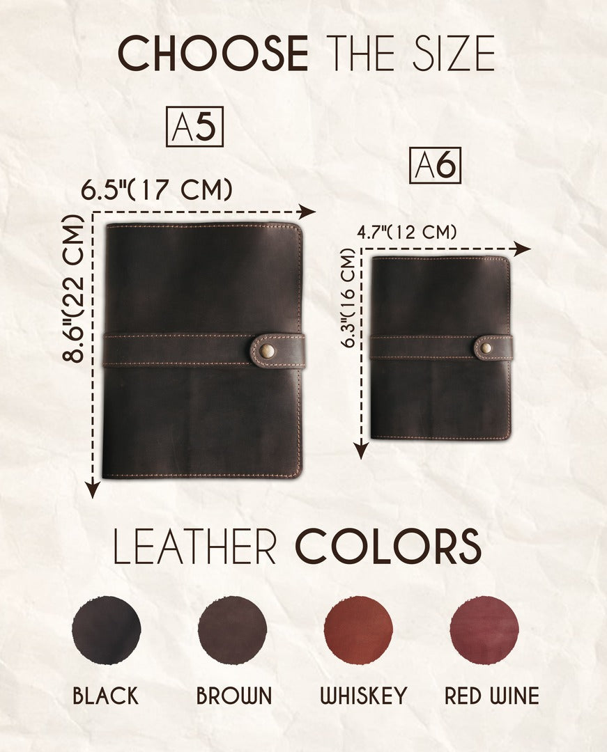 notebook leather for men 